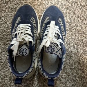 Tory Burch T Monogram Jacquard Sneakers